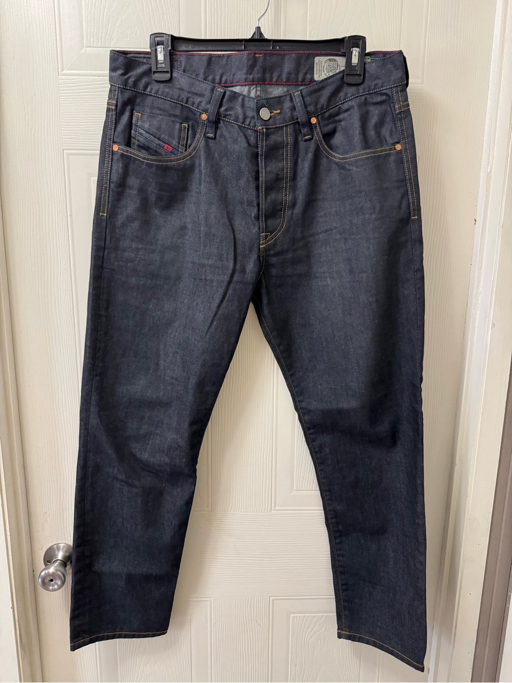Straight Fit Men's Jeans in Dark Indigo
